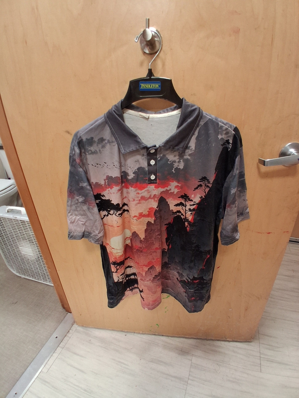 Men's Graphic Polo Shirt in Multicolor